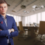 an executive in the office
