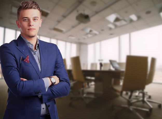 an executive in the office