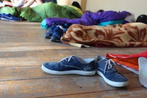 sleeping bags